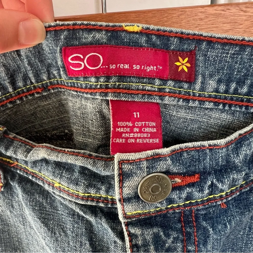 Y2k SO Denim Mini Skirt